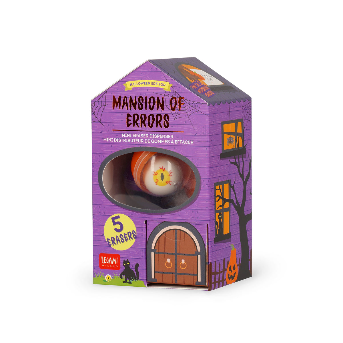 Legami - Mini-Radiergummispender - Mansion of Errors