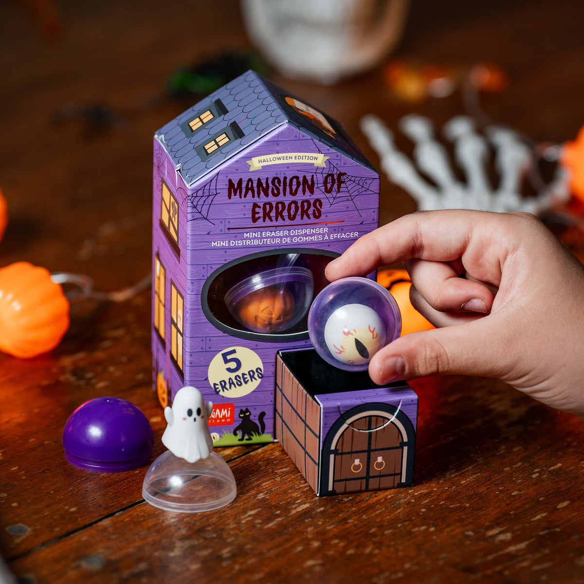Legami - Mini-Radiergummispender - Mansion of Errors