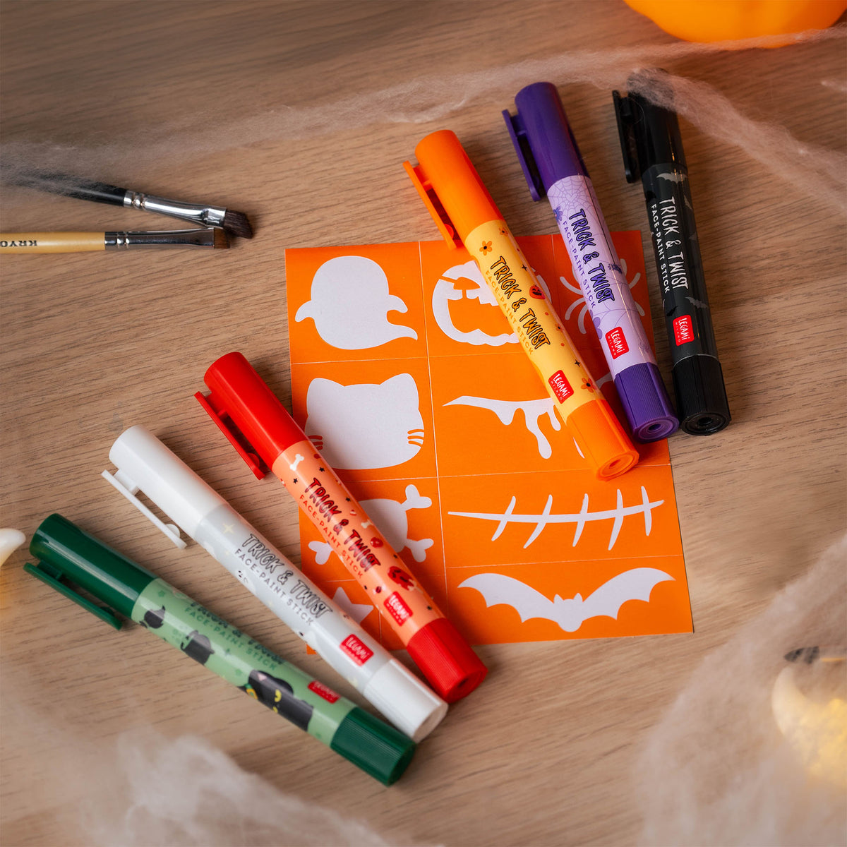 Legami - Set mit 6 Schminkstiften - Trick & Twist