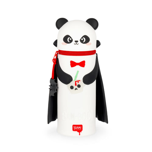 Legami - 2-in-1-Federmäppchen aus Silikon Panda „Bam-Boo“ - Kawaii