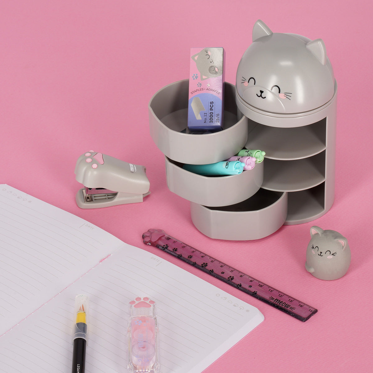 Legami - Schreibtisch-Organizer Kitty - Aww-Rganiser