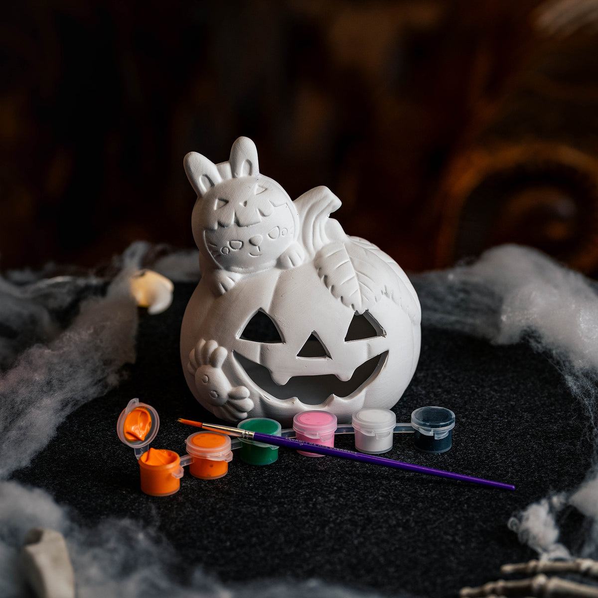 Legami - Halloween-Kerzenhalter-Deko-Set - Paint Your Halloween